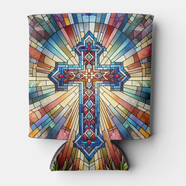 Enfriador De Latas Cruz | Refrigerador de bebidas de espuma (Anverso)