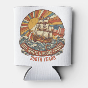 Enfriador De Latas Cruzada de ron y blanco 250 años