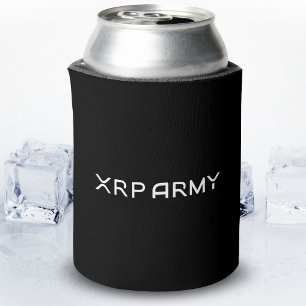 Enfriador De Latas Cryptocurrency Meme XRP Crypto del ejército