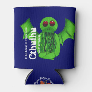 Enfriador De Latas Cthulhu espera a un refrigerador de bebidas soñad
