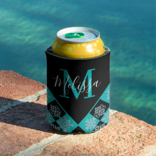 Enfriador De Latas Cuadrados étnicos personalizados