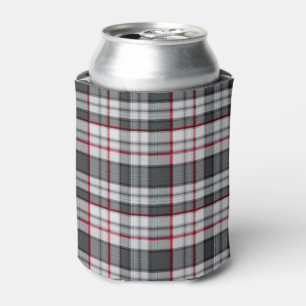Enfriador De Latas Cuadro escocés tartán texturizado gris