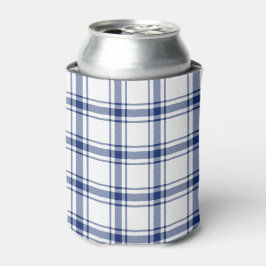 Enfriador De Latas Cuadro náutico azul y blanco