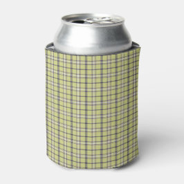 Enfriador De Latas Cuadro Verde Lima Patrón Clásico Retro