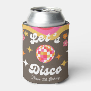 Enfriador De Latas Cualquier edad retro Groovy 70's Let's Disco Birth