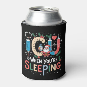 Enfriador De Latas Cuando estás durmiendo Divertida enfermera de UCI