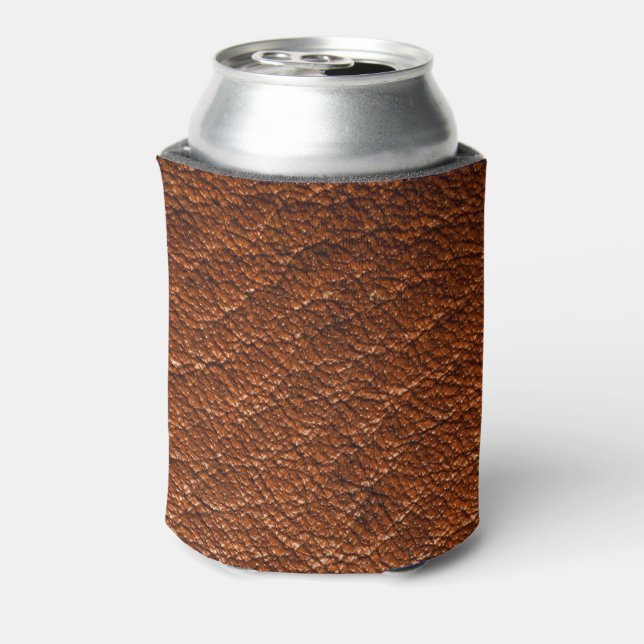 Enfriador De Latas Cuero de Nutmeg (Reverso de la lata)