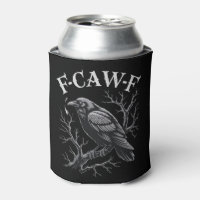 Cuervo negro F-Caw-F divertido pájaro negro luna g