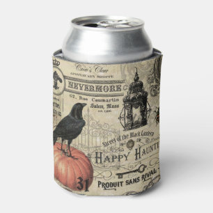 ENFRIADOR DE LATAS CUERVO Y CALABAZA MODERNOS DE HALLOWEEN DEL
