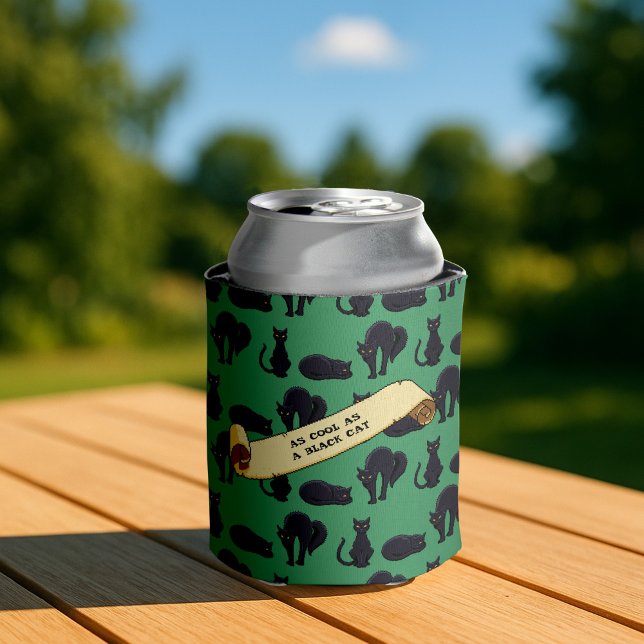 Enfriador De Latas Cuidar Los Gatos Negros Como Guay Como Un Arte De  (Subido por el creador)