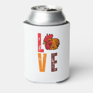 Enfriador De Latas Cultivo de pollo - Hen Rooster Lover Chicken Farme