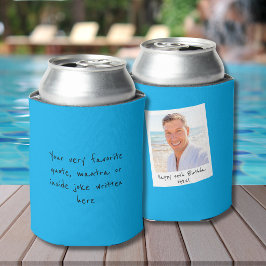 Enfriador De Latas Cumpleaños 40 Crea Tu Propio Azul