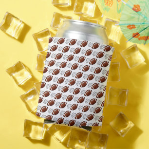 Enfriador De Latas Cumpleaños de fútbol del primer año 