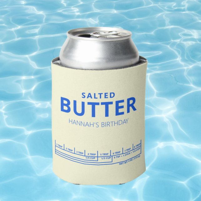 Enfriador De Latas Cumpleaños de la mantequilla salada (Subido por el creador)