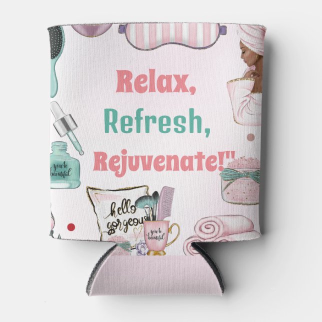 Enfriador De Latas Cumpleaños de Pamper Fiesta (Anverso)