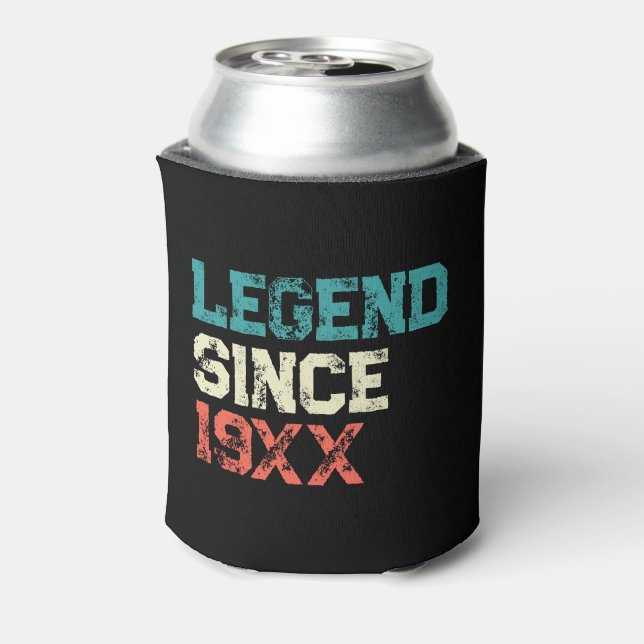Enfriador De Latas Cumpleaños Legend Personalizado (Reverso de la lata)