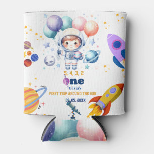Enfriador De Latas Cumpleaños niño planeta espacio exterior 