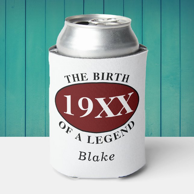 Enfriador De Latas Cumpleaños Personalizado De Un Blanco De Leyenda (Subido por el creador)