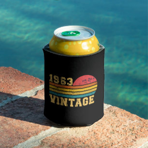 Enfriador De Latas Cumpleaños Retro Vintage Atardecer 1963