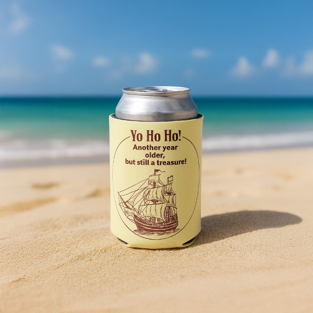 Enfriador De Latas Cumpleaños Temático del Pirata (Subido por el creador)