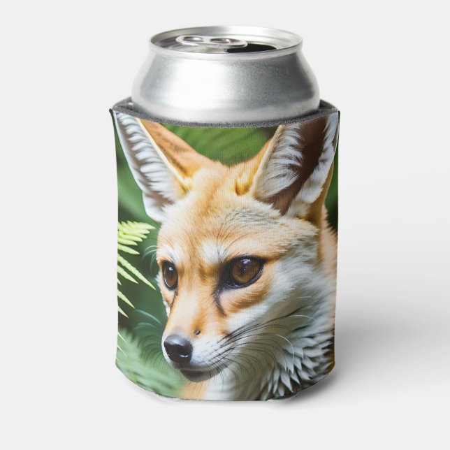 Enfriador De Latas Cunning Fennec Fox, (Reverso de la lata)