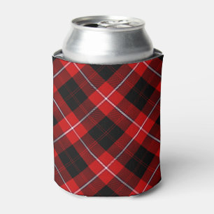Enfriador De Latas Cunningham Tartan Red Black Plaid
