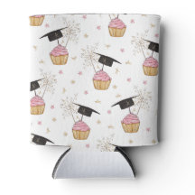 Cupcake Personalizado Rosa de Graduación