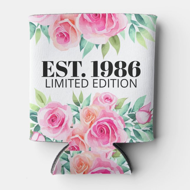 Enfriador De Latas Custom Birthday Cooler (Anverso)