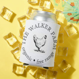 Enfriador De Latas Custom Farm Business Promotional Logo