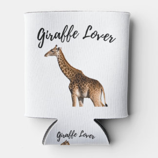 Enfriador De Latas Cute Brown Giraffe