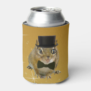 Enfriador De Latas Cute Chipmunk Fiesta de Nochevieja
