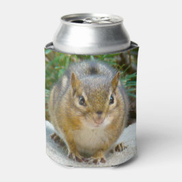 Enfriador De Latas Cute Chipmunk Tiene La Vista En Ti