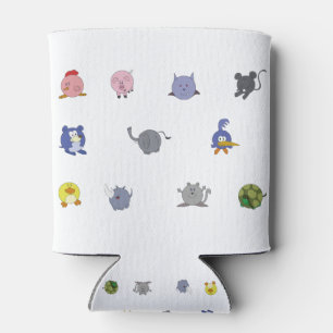 Enfriador De Latas Cute Chubby Animals