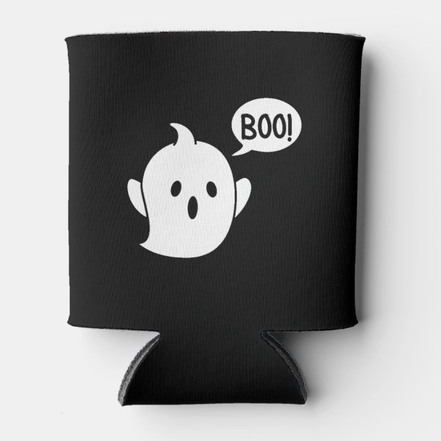 Enfriador De Latas Cute Ghost Halloween (Anverso)