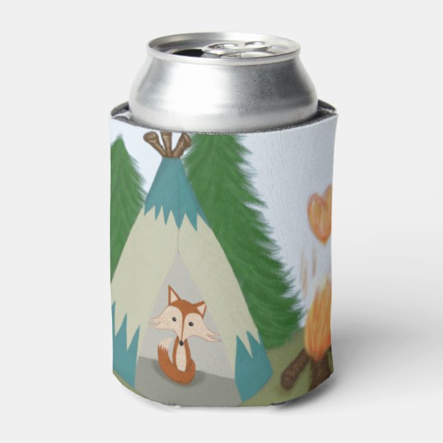 Enfriador De Latas Cute Lone Fox (Lata Anverso)