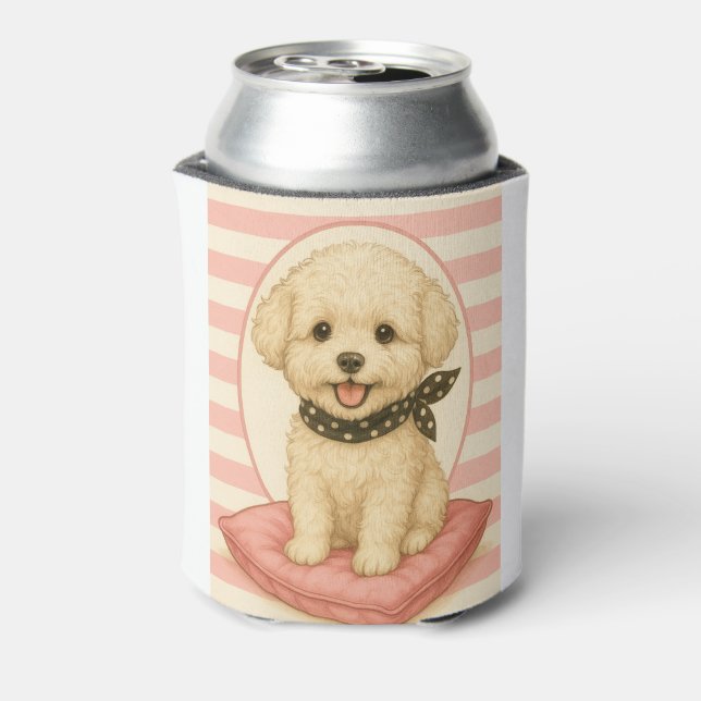 Enfriador De Latas Cute Maltipoo (Reverso de la lata)