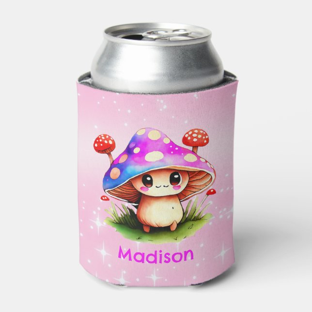 Enfriador De Latas Cute Mushroom (Lata Anverso)
