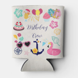 Enfriador De Latas Cute Nautical Birthday