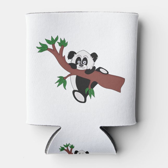 Enfriador De Latas Cute Panda Bear (Anverso)