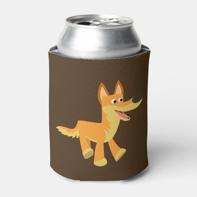 Enfriador De Latas Cute Personalizado Dingo (Lata Anverso)