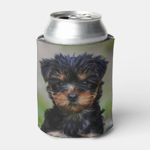 Enfriador De Latas Cute Yorkie Puppy