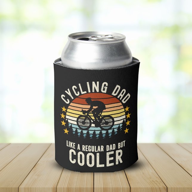 Enfriador De Latas Cycling Dad Like a Regular Dad But Cooler Funny (Subido por el creador)