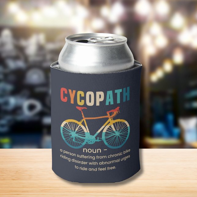 Enfriador De Latas Cycopath, Funny Gift for Cycling (Subido por el creador)