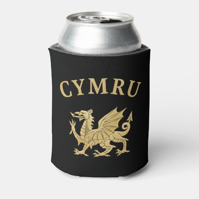 Enfriador De Latas Cymru Shield (Reverso de la lata)