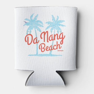 Enfriador De Latas Da Nang Beach Vintage Faded