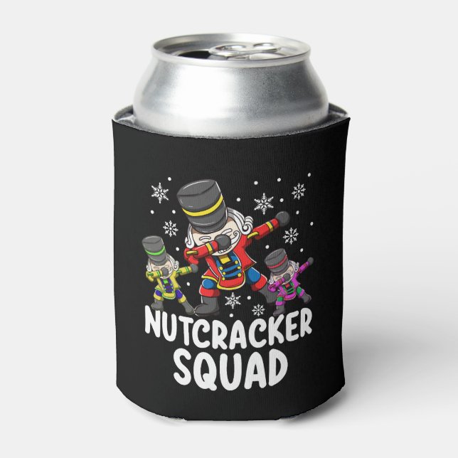 Enfriador De Latas Dabbing Nutcracker Cousin Squad Funny Mating (Lata Anverso)