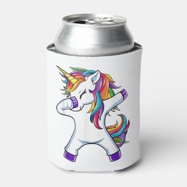 Enfriador De Latas Dabbing Unicorn (Lata Anverso)
