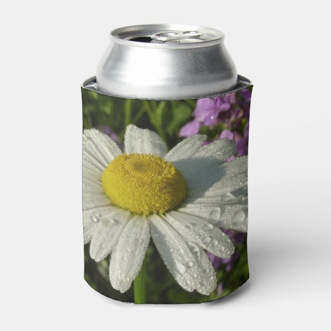 Enfriador De Latas Daisy and Summer Lilac Wildflower (Lata Anverso)