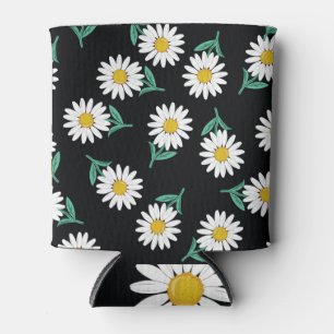 Enfriador De Latas Daisy Primavera: Punto Polka Vintage.