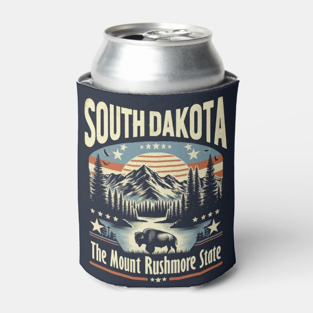 Enfriador De Latas Dakota del Sur (Lata Anverso)